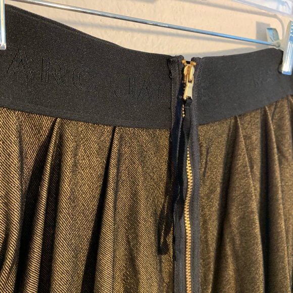 Marc Jacobs | Metallic Bronzed Draped Skirt - Picture 8 of 8